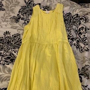 Yellow cotton sundress